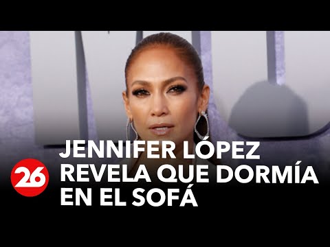 Jennifer López revela que dormía en el sofá de un estudio de baile al inicio de su carrera