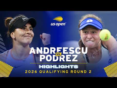 Bianca Andreescu vs. Veronika Podrez Highlights | 2026 US Open Round 2