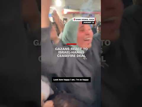 Gazans react to Israel-Hamas ceasefire deal