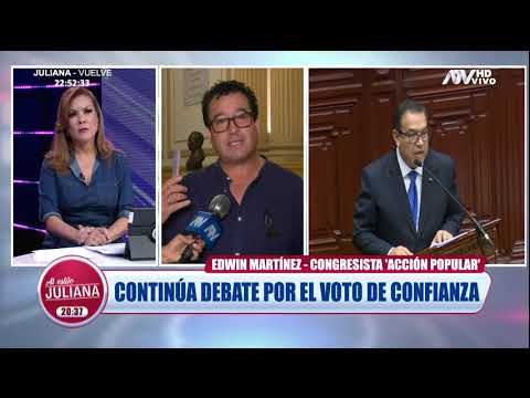 Edwin Martínez: Parte del Congreso somos culpables de lo que está aconteciendo