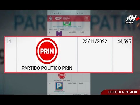 ¡Directo a Palacio! 13 partidos políticos ya están inscritos en el JNE
