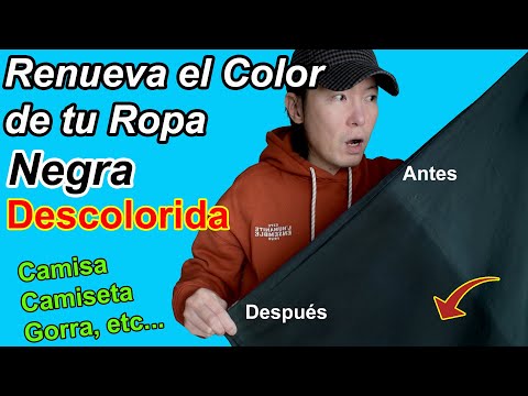 Revive el Color de tu Ropa Negra Desteñida! [Truco Gratis e Increíble]