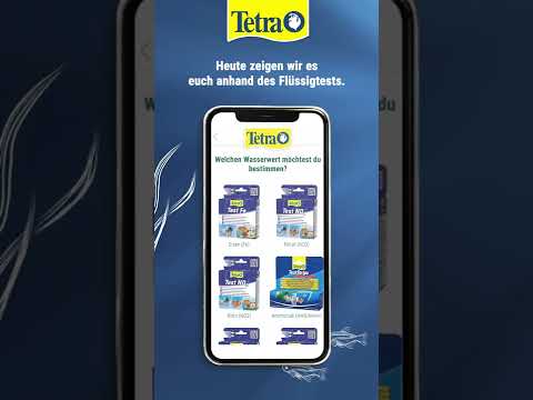 Tetra App - Wasserwerte im Gartenteich testen #Shorts