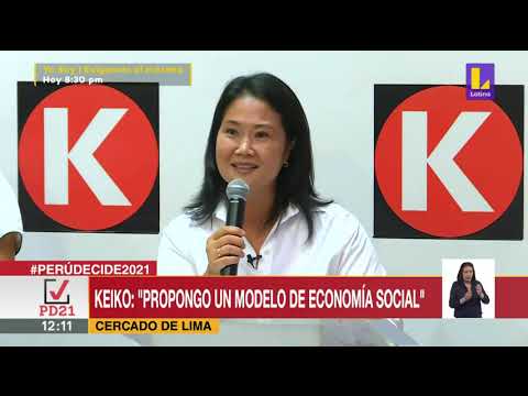 ? #PerúDecide2021 - Keiko Fujimori: No voy a terruquear a nadie
