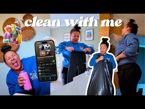 bringing back my old clean with me + karaoke videos 🎤✨ cleaning motivation | page danielle