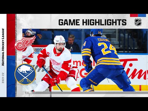 Red Wings @ Sabres 1/17/22 | NHL Highlights