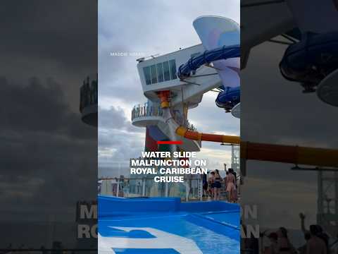 Water slide malfunction on Royal Caribbean cruise