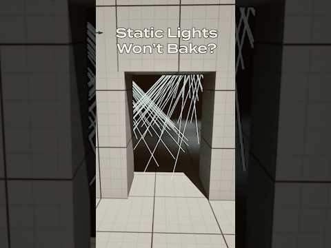 How to fix and set up baked static lighting in Unreal Engine 5!