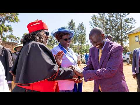 LIVE; PRESIDENT RUTO AND MAMA IDA ODINGA ATTENDING THE THANKSGIVING CEREMONY OF PS OUMA IN SIAYA!