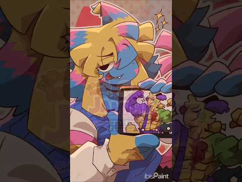 I draw buff men too much.. 💔🥀 || Dandy's world #dandysworld #animation #shorts