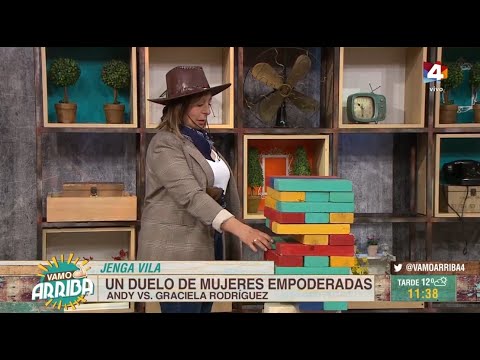 Vamo Arriba - Un duelo de mujeres empoderadas: Graciela Rodríguez vs. Andy en el Jenga Vila