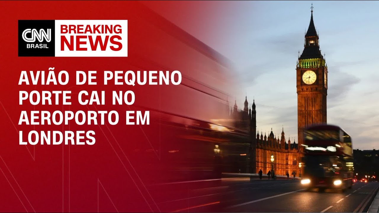 Avião de pequeno porte cai no aeroporto de Southend | AGORA CNN