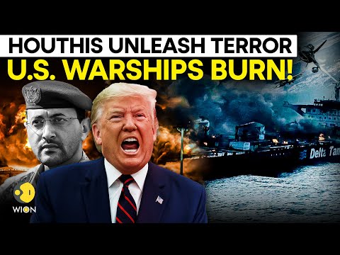 US Houthi War LIVE: Missiles & Drone Attack On US Warships Rains While Trump Burns Yemen Houthis