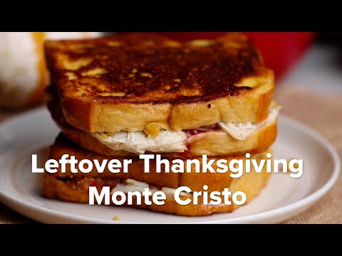 Leftover Thanksgiving Monte Cristo
