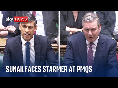PMQs: Rishi Sunak and Sir Keir Starmer go-head-to-head at Prime Minister's Questions