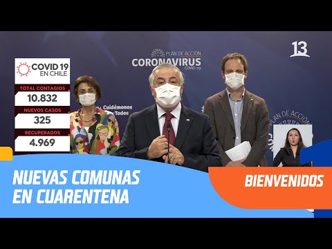 Ministro Mañalich anunció nuevas comunas en cuarentena | Bienvenidos