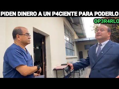 CRISTIAN ALVAREZ MÉDICOS PIDEN DIN3RO A UN P4CIENTE PARA OP3RARLO, GUATEMALA.