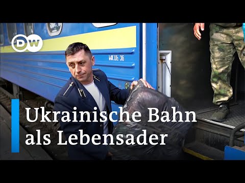 Mutige Eisenbahner halten die Ukraine am Laufen | DW Nachrichten