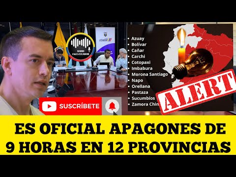 APAGONES DE 9 HORAS EN 12 PROVINCIAS ESTE DOMINGO ES OFICIAL ANUNCIO DEL COE NACIONAL NOTICIAS RFE