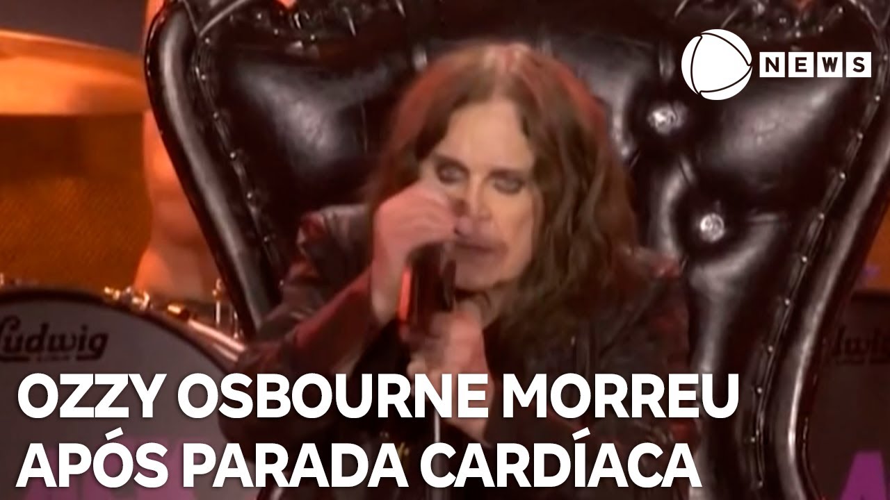 Ozzy Osbourne morreu após sofrer ataque cardíaco