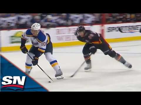 Brayden Schenn Takes Advantage of MacKenzie Weegars Turnover With Short-Handed Breakaway Goal