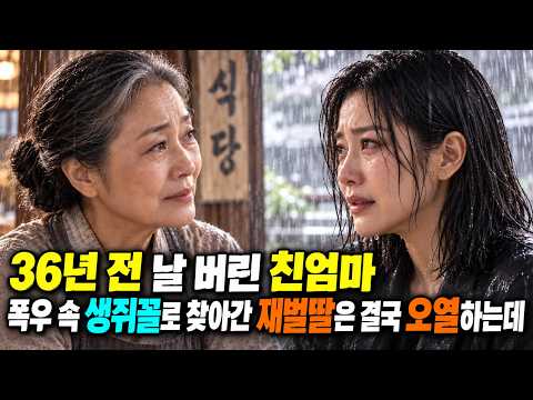 🌜36년 만에 만난 친엄마, 굽은 등으로 차려준 밥상에 숨겨진 진실ㅣ노후사연ㅣ오디오북ㅣ감동사연