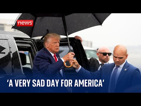 Donald Trump: 'This is a very sad day for America'