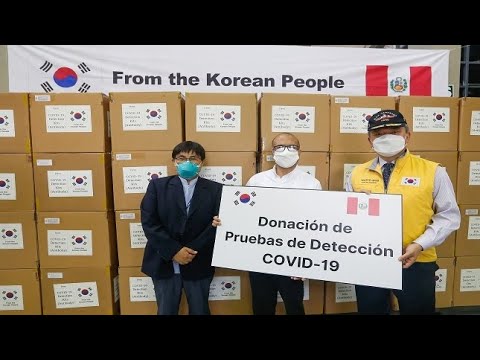 Gobierno coreano realiza donación de 50 mil pruebas rápidas al Ministerio de Salud