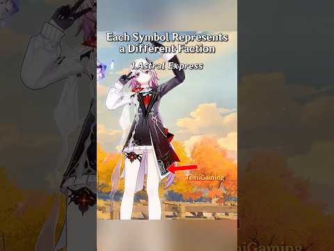 Every Faction and Their Symbols in HSR #honkaistarrail #starrail #hoyoverse #shorts