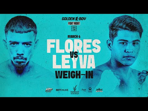 Manuel “Gucci Manny” Flores vs. Jorge “Zurdo” Leyva | WEIGH IN