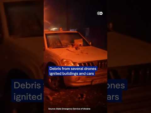Russian drones injure 11 in Kyiv overnight strikes | DW News