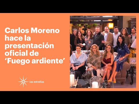 Carlos Morenos hace la presentación oficial de 'Fuego ardiente' | Las Estrellas