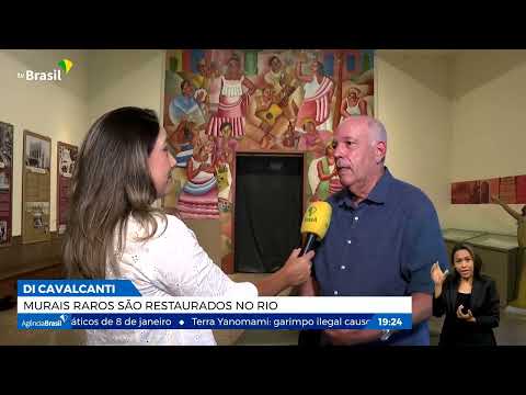 Murais raros são restaurados no Rio