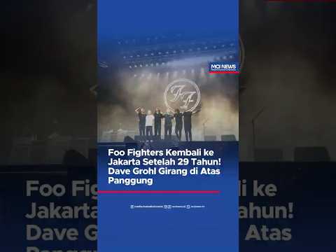 Video thumbnail Foo Fighters Kembali ke Jakarta Setelah 29 Tahun Dave Grohl Girang di Atas Panggung