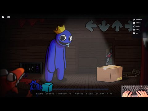 FNF Vs. Blue Rainbow Friends - Odd Friend (FC) (4k)