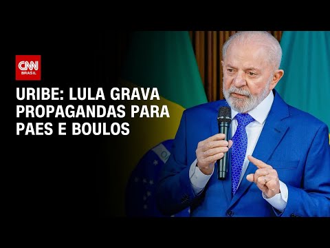 Uribe: Lula gravou propagandas para Paes e Boulos | Agora CNN
