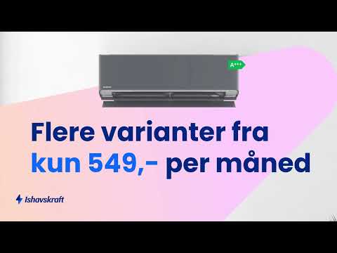 Varmpumpe fra Ishavskraft