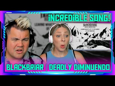 Americans Reaction to Blackbriar - Deadly Diminuendo (Lyric Video) | THE WOLF HUNTERZ Jon and Dolly