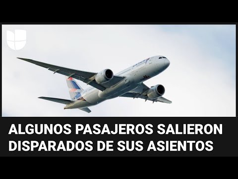 Terror en el aire por fuerte turbulencia en un avión: hay decenas de heridos y varios hospitalizados