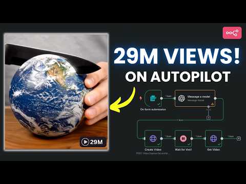 How to Create VIRAL Planet-Cutting ASMR Videos with AI (FREE n8n template)