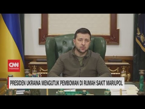 🔴Presiden Ukraina Mengutuk Pengeboman di Rumah Sakit Mariupol