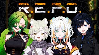 【R.E.P.O】4人コラボ💙よく考えたらこれホラーゲームじゃないか？【絢世ユウ / PhaseConnect】