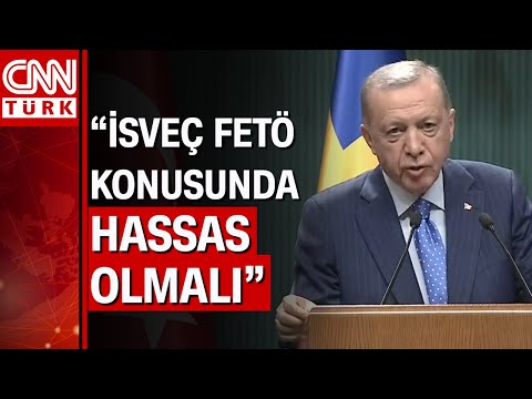 Cumhurbaşkanı Erdoğan'dan İsveç'e FETÖ uyarısı! 