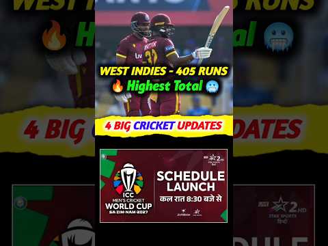 <strong>WC</strong> 2027 Schedule 🔥 West indies Created history 🥶