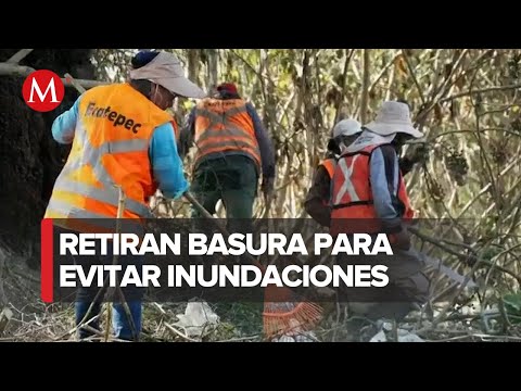 En Ecatepec, retiran 714 toneladas de basura para prevenir inundaciones