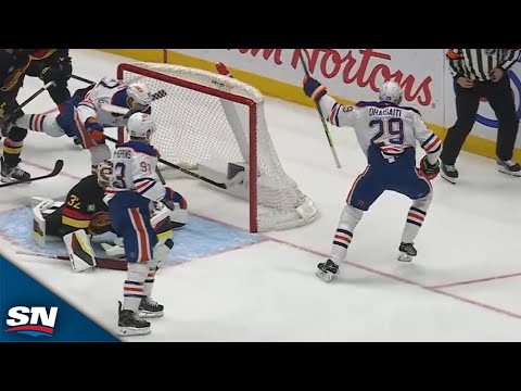 Oilers Leon Draisaitl Bounces Back From Misplay To Score vs. Canucks