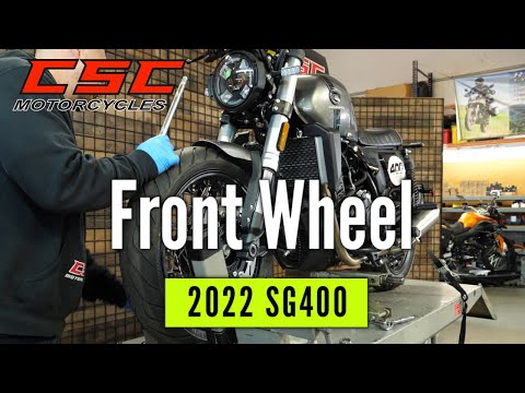 SG400 - Front Wheel - Remove & Install