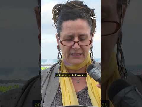 Relatives of Israeli hostages hold beach protest, call for the release of hostages held in Gaza