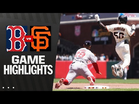 Red Sox vs. Giants Game Highlights (6/21/25) | MLB Highlights
