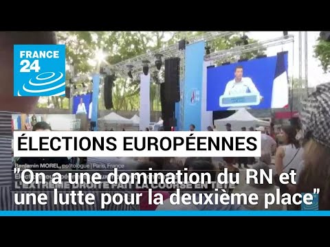 Élections européennes : On a une domination du RN et une lutte pour la deuxième place